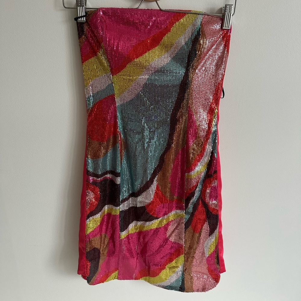 H&M Bold Pink and Sequins Barbie Dress